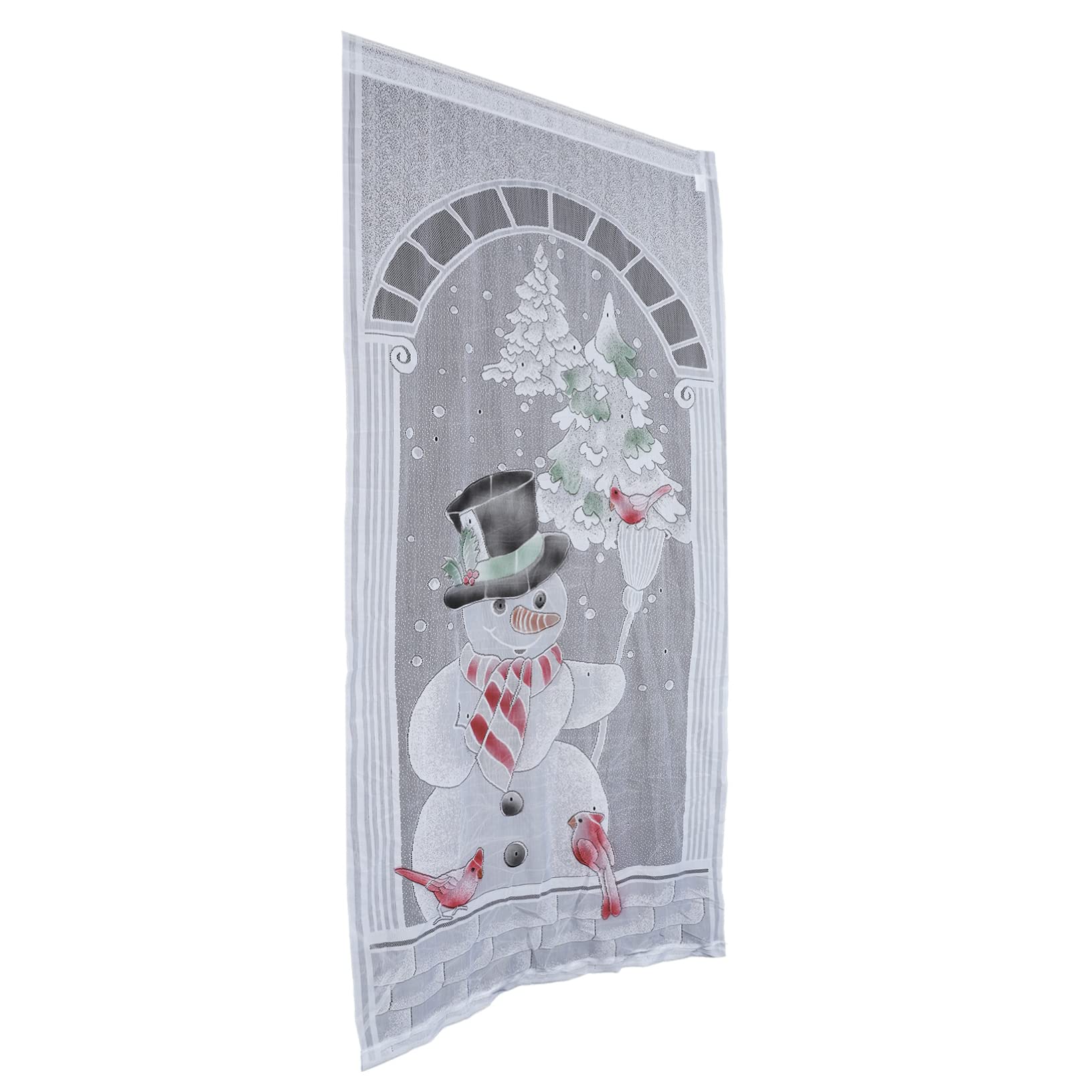 Cabilock 7 Sätze Weihnachten leuchtende Vorhänge Tür Dekoration im Weihnachtsstil LED Rot lichtvorhang licht Vorhang leuchtende Heimdekoration leuchtender Weihnachtsanhänger Polyester Weiß