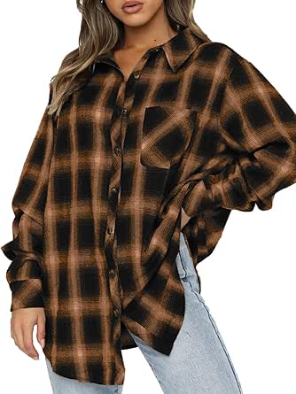 Festive Flannel Shirt with Jeans