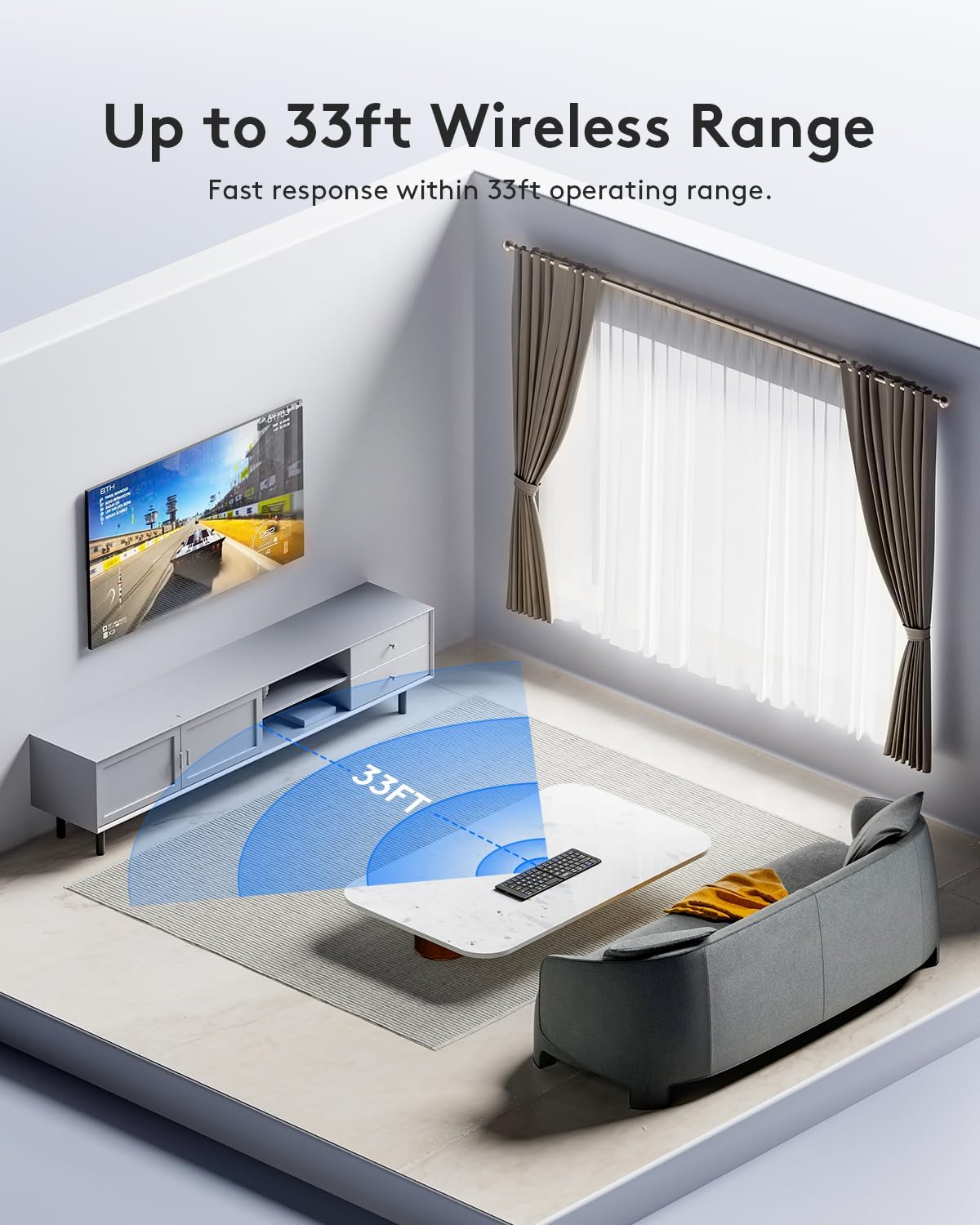 Samsers Foldable Bluetooth Keyboard, Portable Wireless Folding Keyboards for Travel, Support Up to 3 Devices for iPad, iPhone, MacBook, Android, Windows Laptop Tablet PC - Black - Image 6