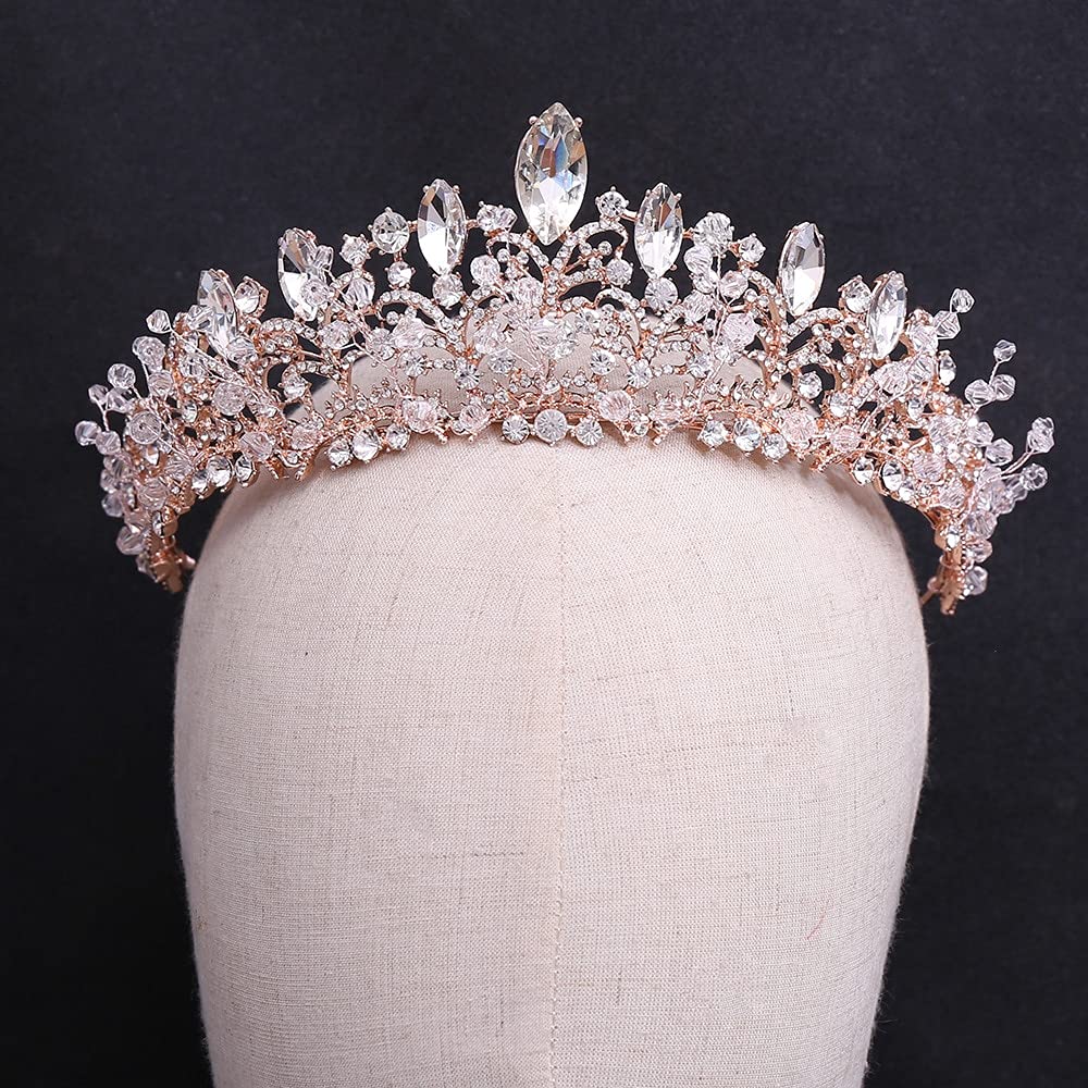 Amazon.com: SGeneE Hair Jewelry Crown Tiaras for Women  display picture 1