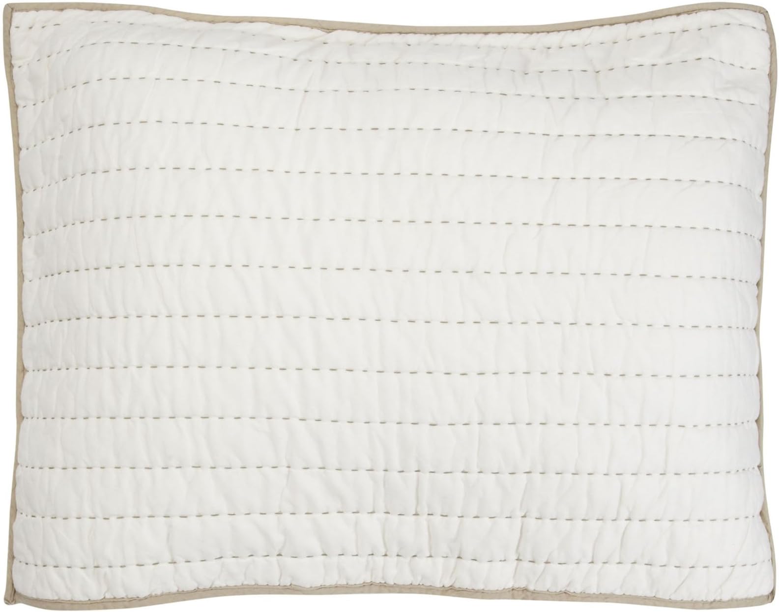 Nostalgia Home Fashions Pick Stitch Pillow Sham, Standard