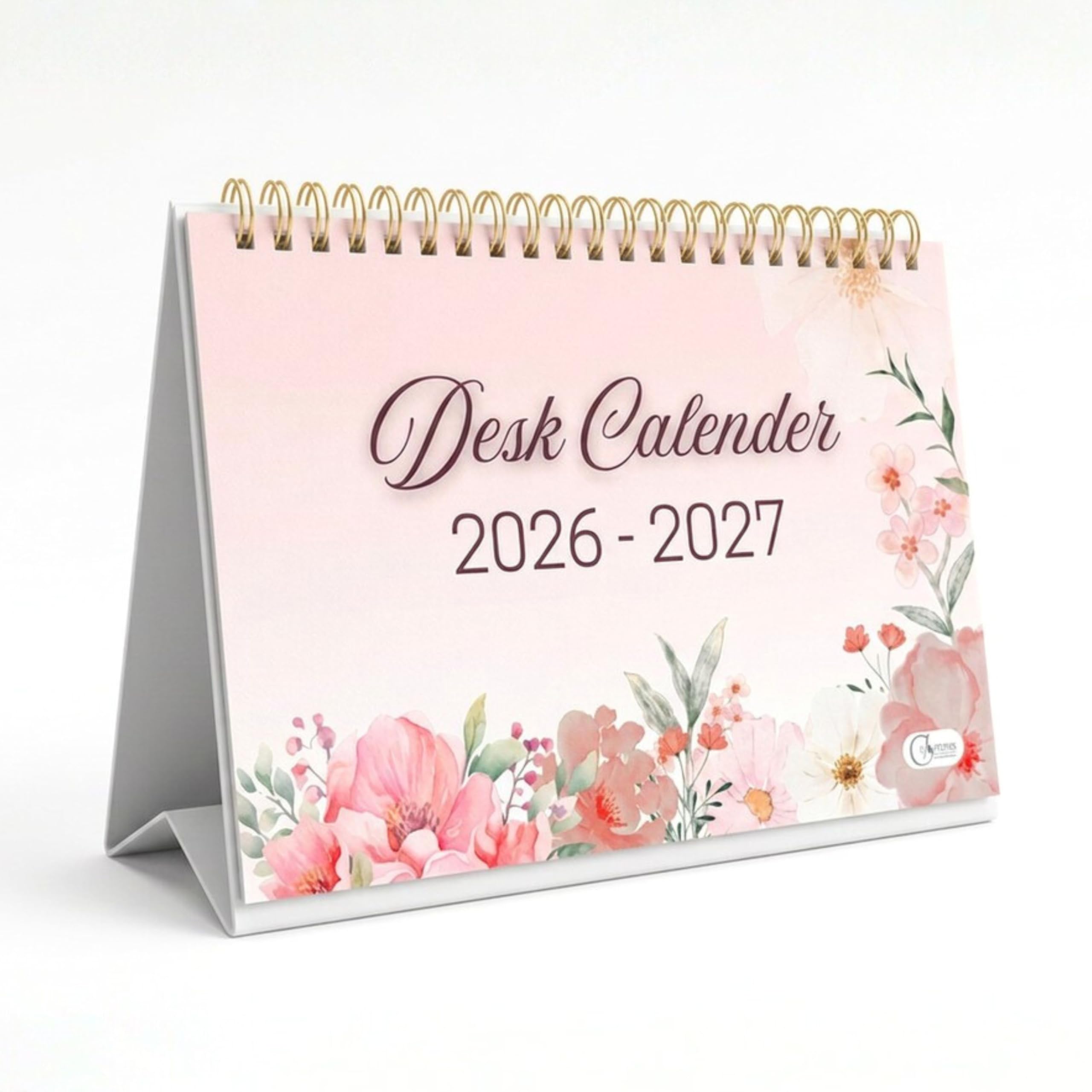 Planner Desk Calendar 2026-27 (Multi Color Floral Design Desk Calendar)-image-21