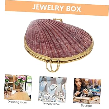 Amazon｜HOLIDYOYO 貝殻型ジュエリーボックス 小物収納ボックス