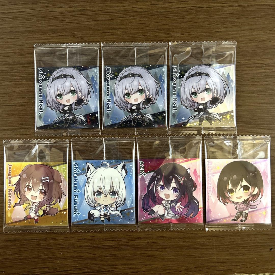 Amazon.co.jp: ウエハース シール ミルキー 兎田ぺこら マグネット
