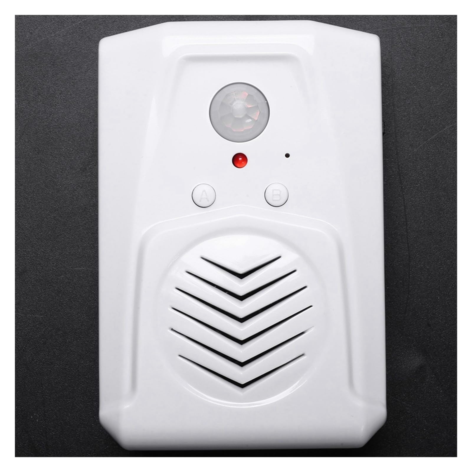 THikk Sonnette de Porte à Infrarouge sans Fil, 2 capteurs de Mouvement, Interrupteur MP3, capteur de Mouvement PIR, prompteur Vocal