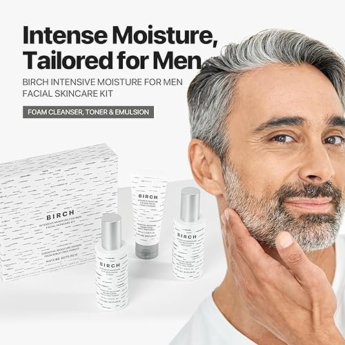Miniatura 2 de Nature Republic Birch - Kit de cuidado de la piel intensivo para hombres, lavado facial e hidratante para piel hidratada, tóner facial (4.05 onzas