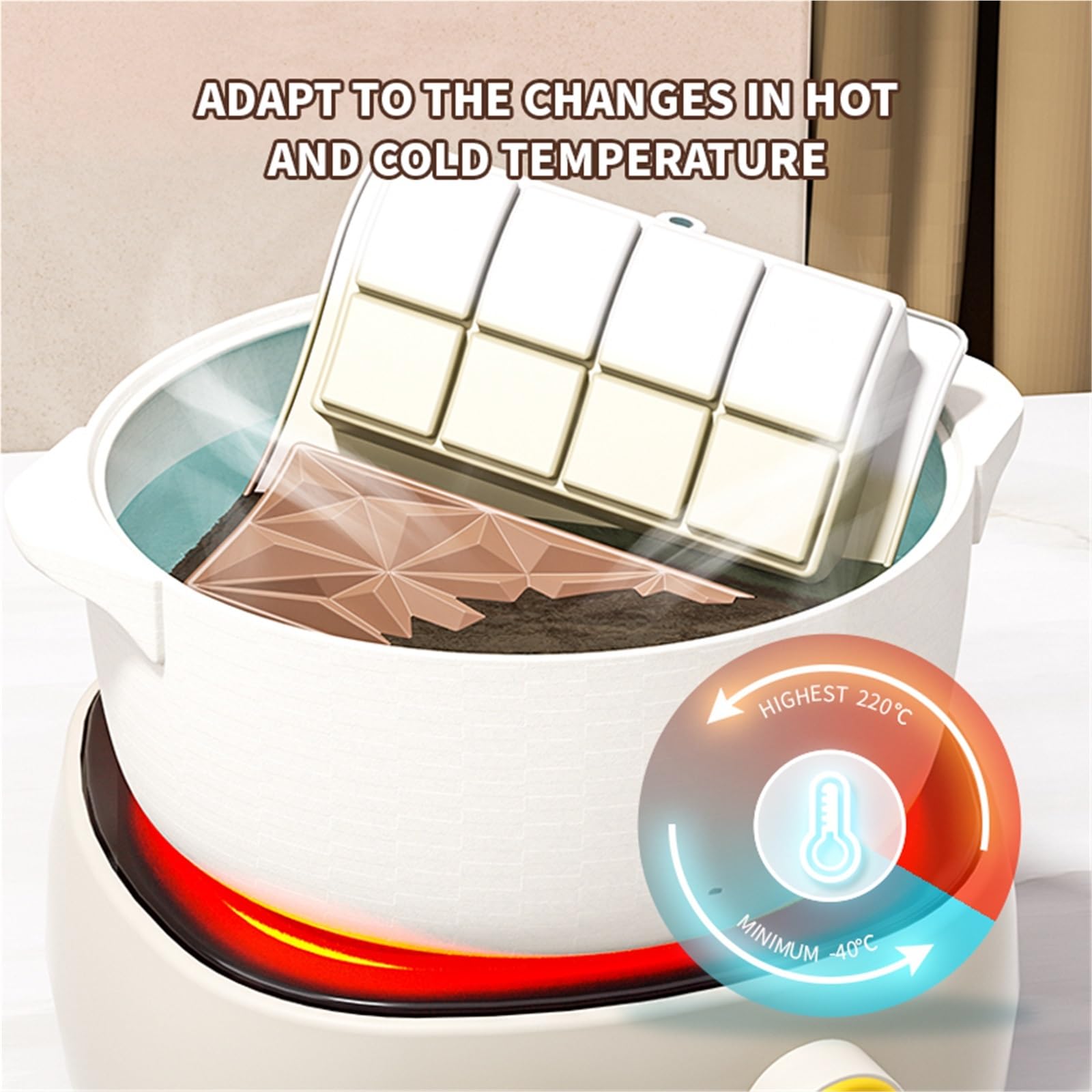 Juego de 4 moldes for barras chocolate, fáciles desmoldar y antiadherentes, ideales for hacer con proteínas Para Repostería Y Postres(Style04)