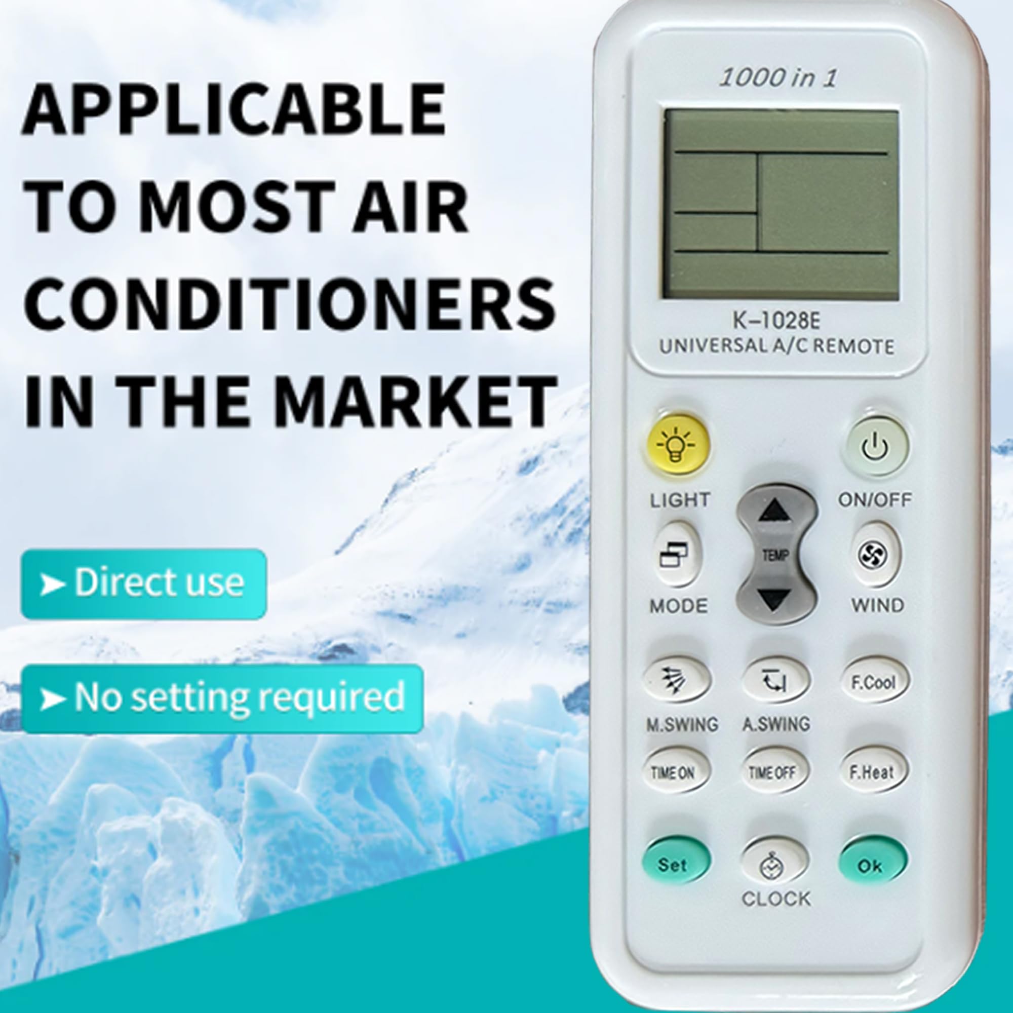 Photo 1 of K-1028E Universal Air Conditioner Remote