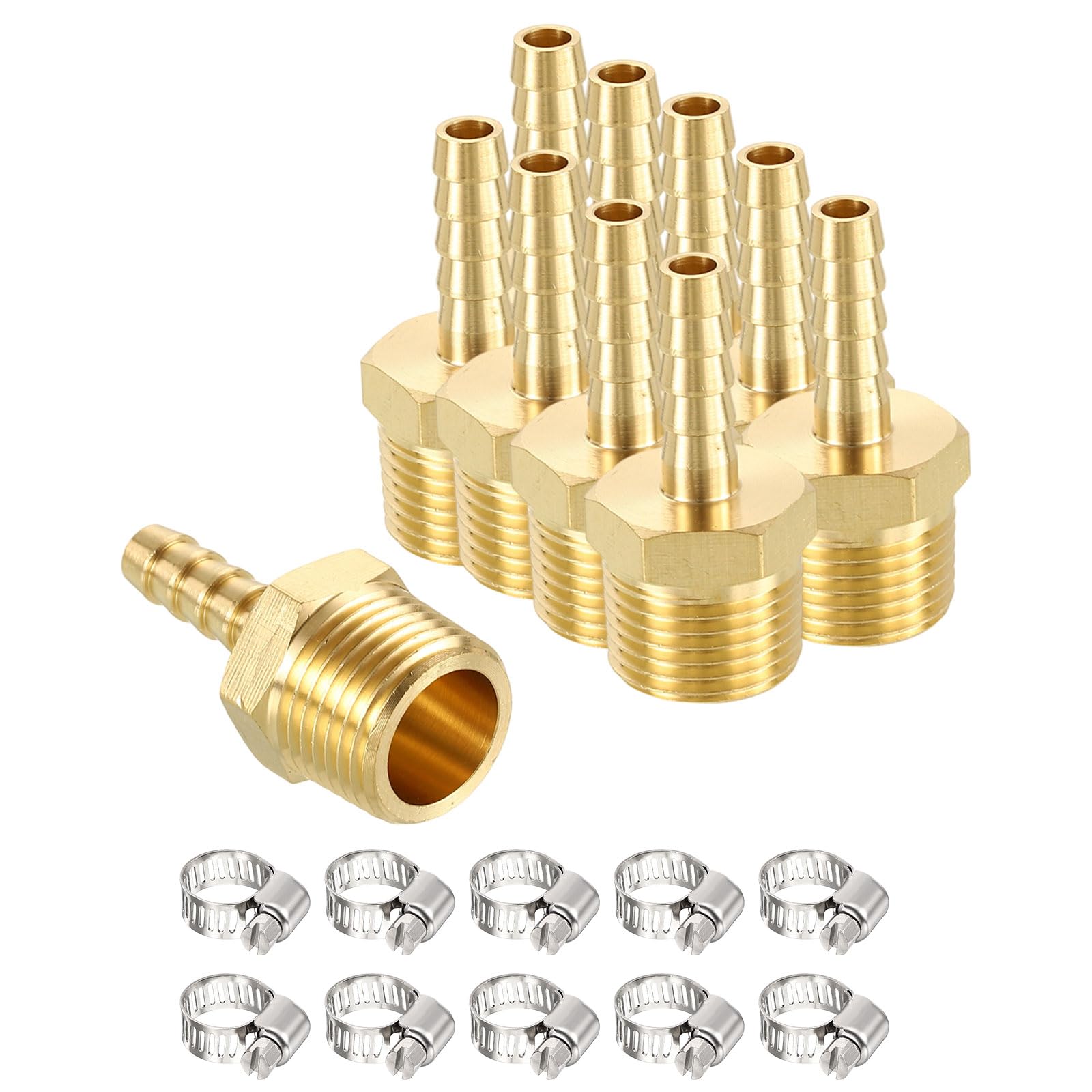 Raccord cannelé laiton étanche HARFINGTON 6,35 mm pour imprimante 3D et matrices