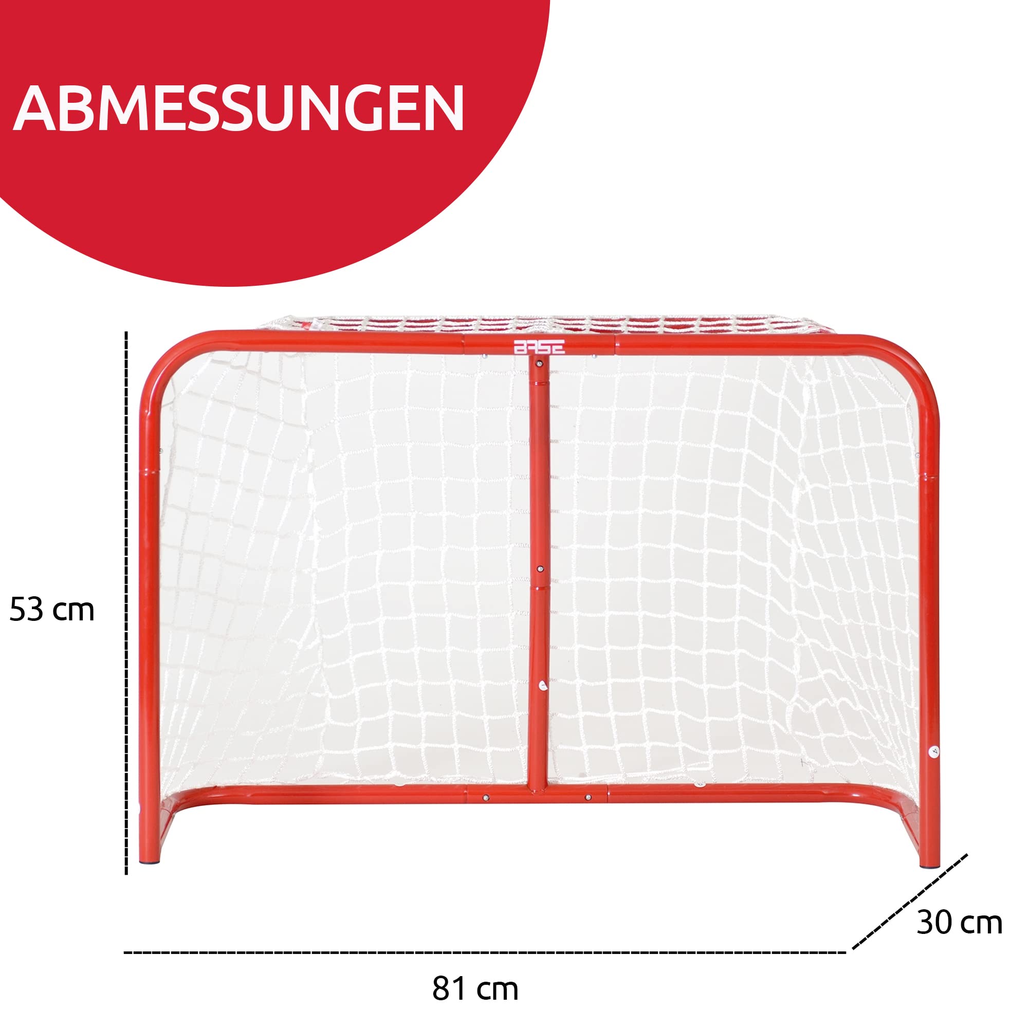 Base Porta da Hockey, Pieghevole, con Rete di Poliestere, Sport & Tempo Libero Outdoor