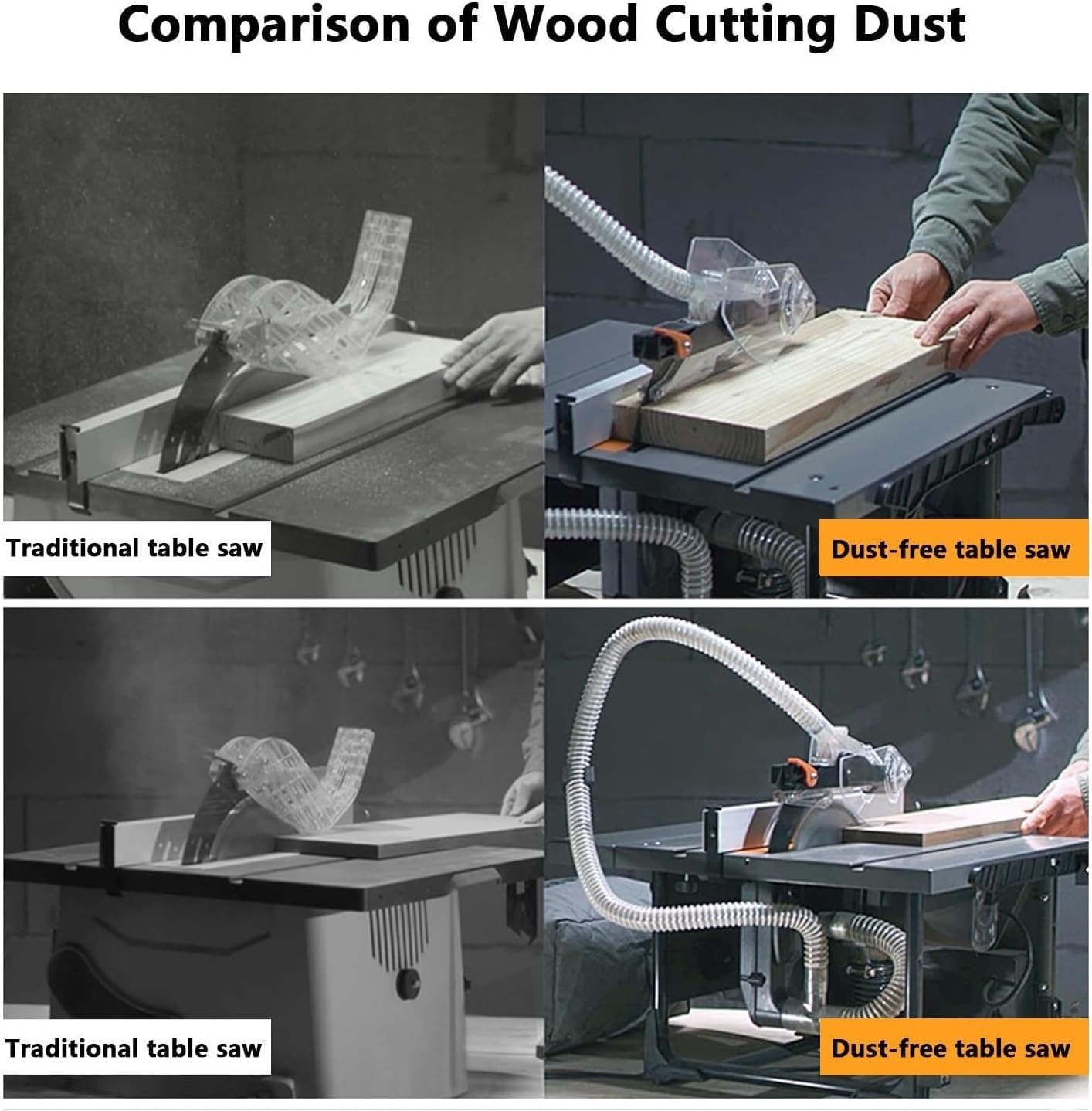 8.5in compound Miter Saw,With Saw Tooth Adjustment Handle,Maximum Cutting Depth 6cm