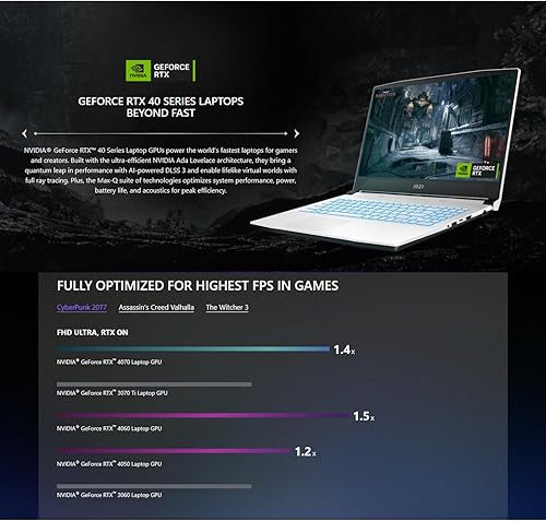 Miniatura 4 de MSI Sword 15 - Laptop para juegos, pantalla FHD de 15.6 pulgadas de 144 Hz, Intel Core i7-12650H, NVIDIA GeForce RTX 4050, 16 GB DDR5 RAM, 1 TB SSD,