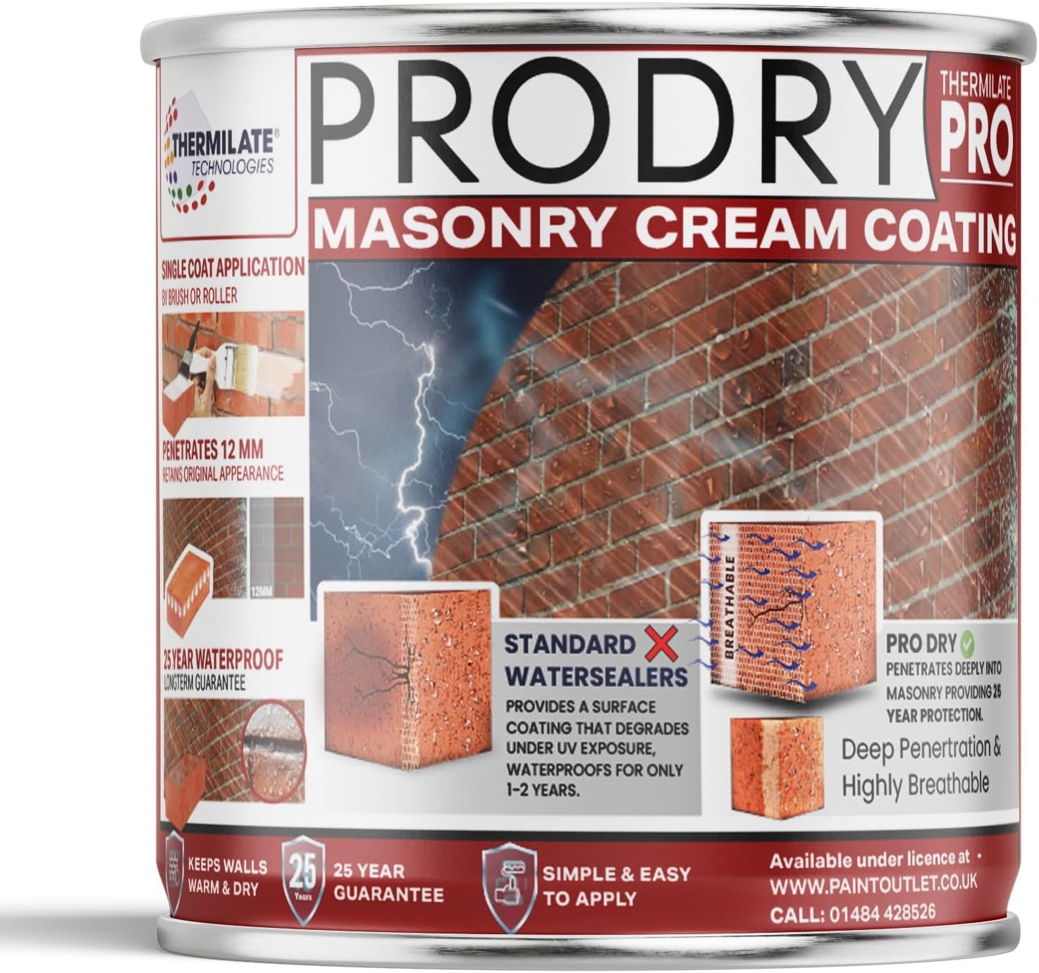 Thermilate PRO DRY Masonry Protection Cream (1L)