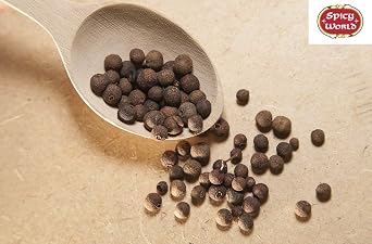Spicy World Whole Allspice Berries 2oz (57g) Premium Quality, Natural & Vegan, Aromatic All Spice for Cooking, Baking & Pickling