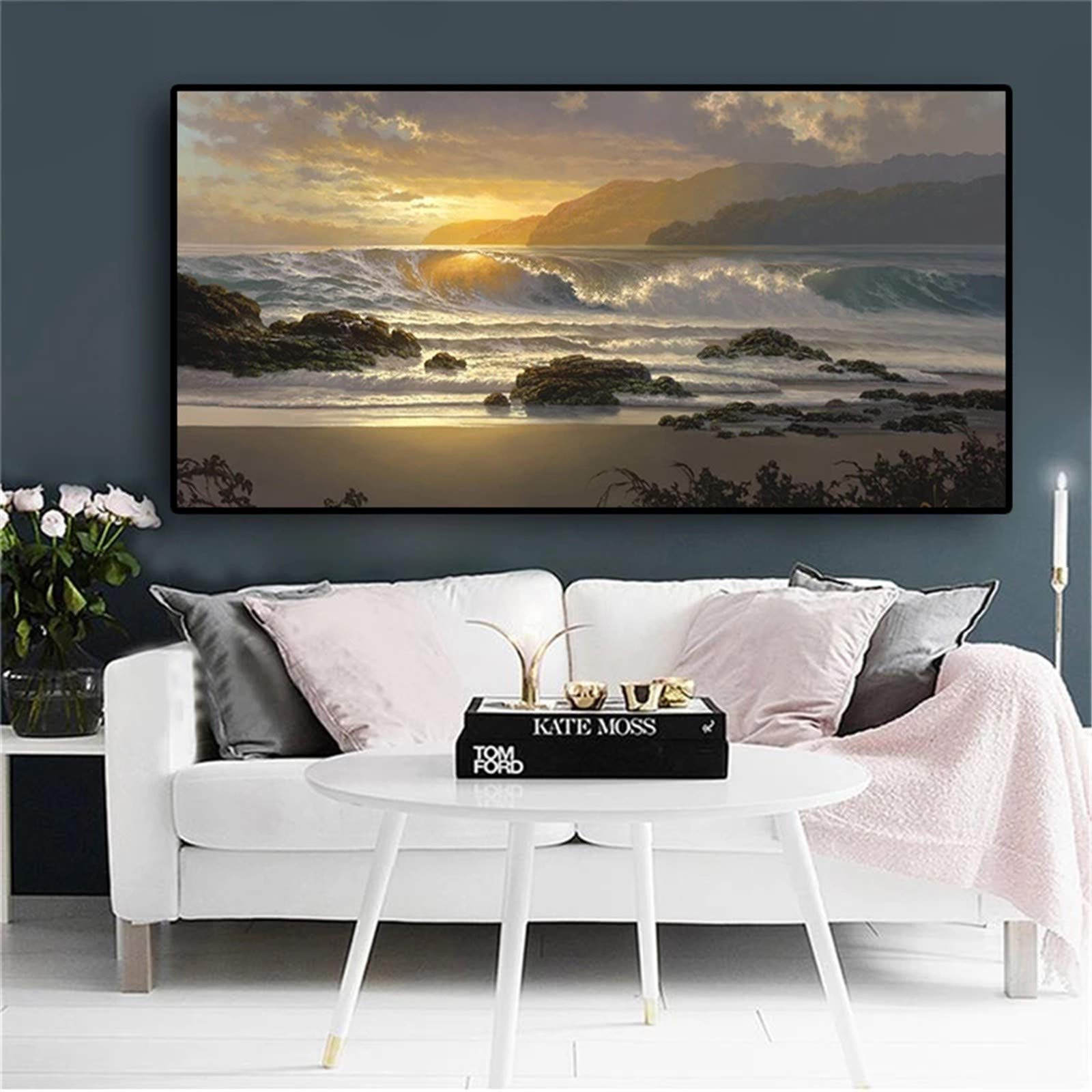 5D Diamond Painting Kit Completo Tramonto, Pittura Diamante per Bambini