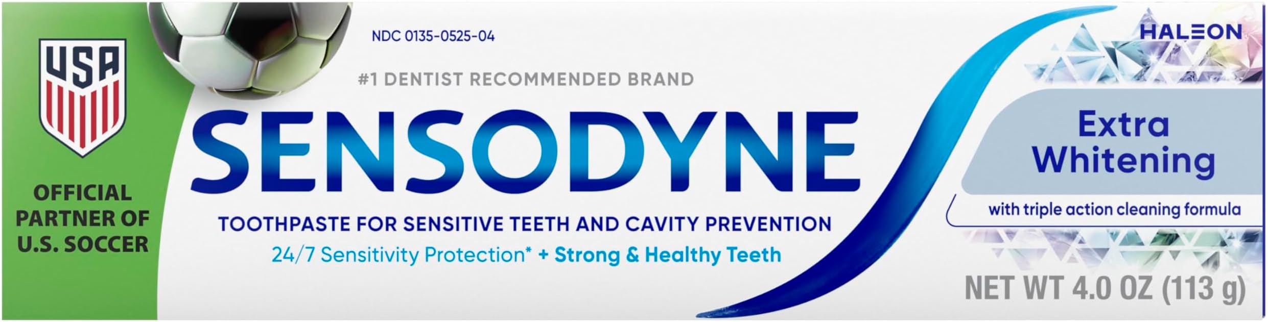 Sensodyne Toothpaste for Sensitive Teeth and Cavity Prevention Extra Whitening 120 ml