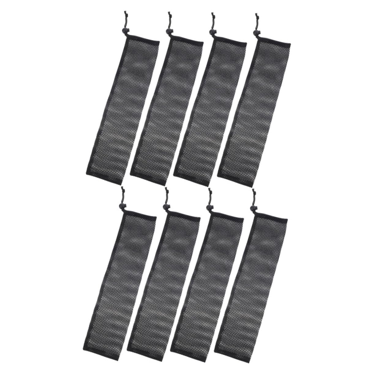 Sosoport 40pièces Alimentateurs Maille pour Oiseaux De Nourriture à Tirage Accessoire Pratique pour Oiseaux Jardin Noir
