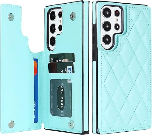 SINQERISHT Funda de piel con tapa para Samsung Galaxy A53 5G, con función atril de poliuretano, tarjetero para mujeres y niñas, doble cierre