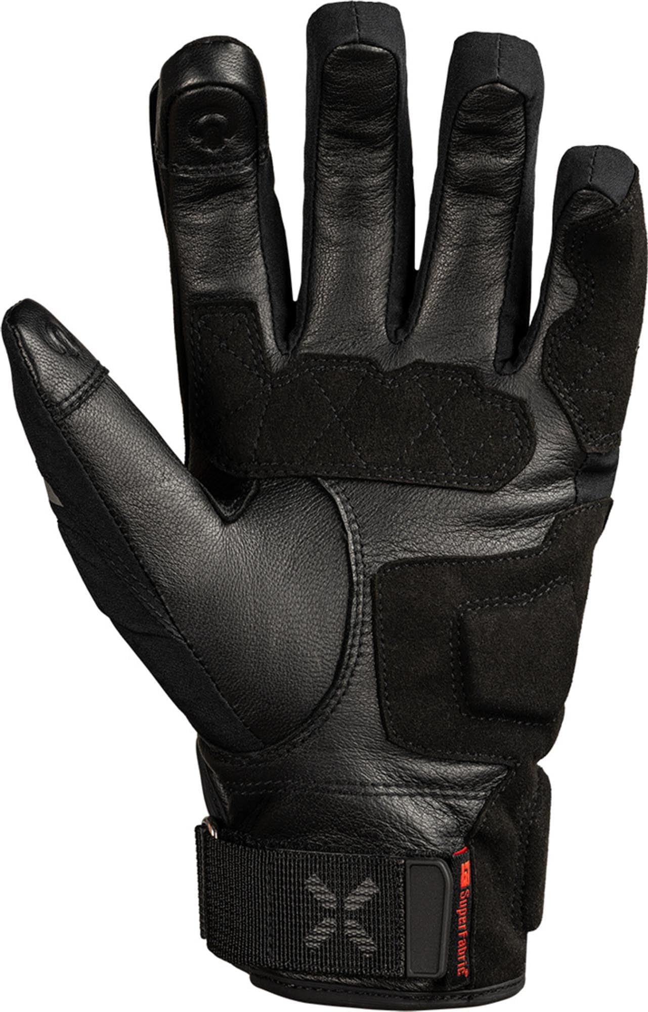 IXS Venture-STX-Z 1.0 wodoodporne rękawice motocyklowe, czarny, L