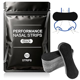 Nasal Strips for Snoring (60 Count), Extra Strength – Drug-Free Nose Strips for Breathing, Instant Nasal Congestion Relief, Improve Sleep Quality, Strong Adhesion for All-Night Comfort - Amazon product rated Grade A