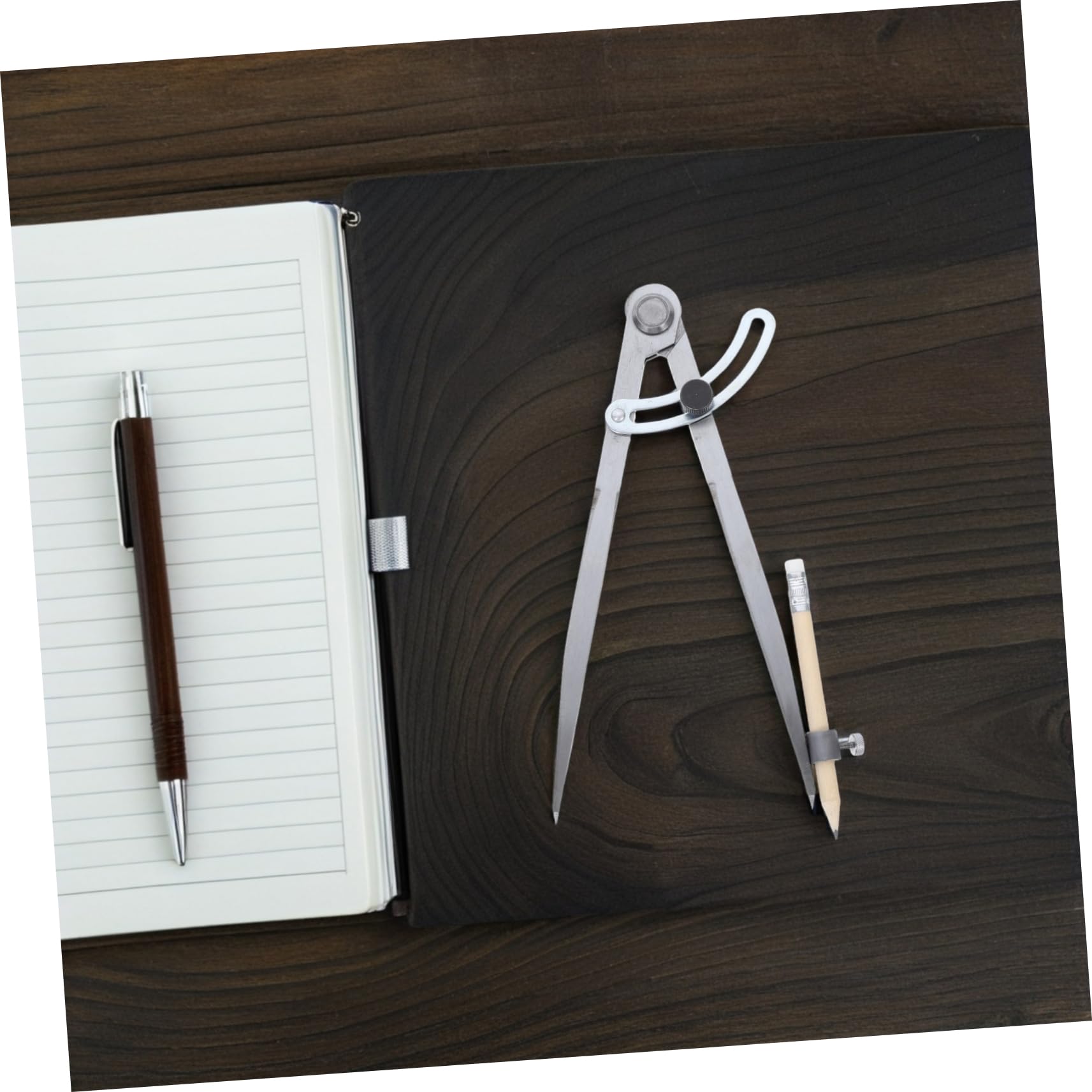 1set Compasso Da Disegno Professionale Con Portamatite Matite Strumento Di Precisione Per Geometria e Lavorazione Del Misurazioni Accurate e Versatile Per Progetti Di Design