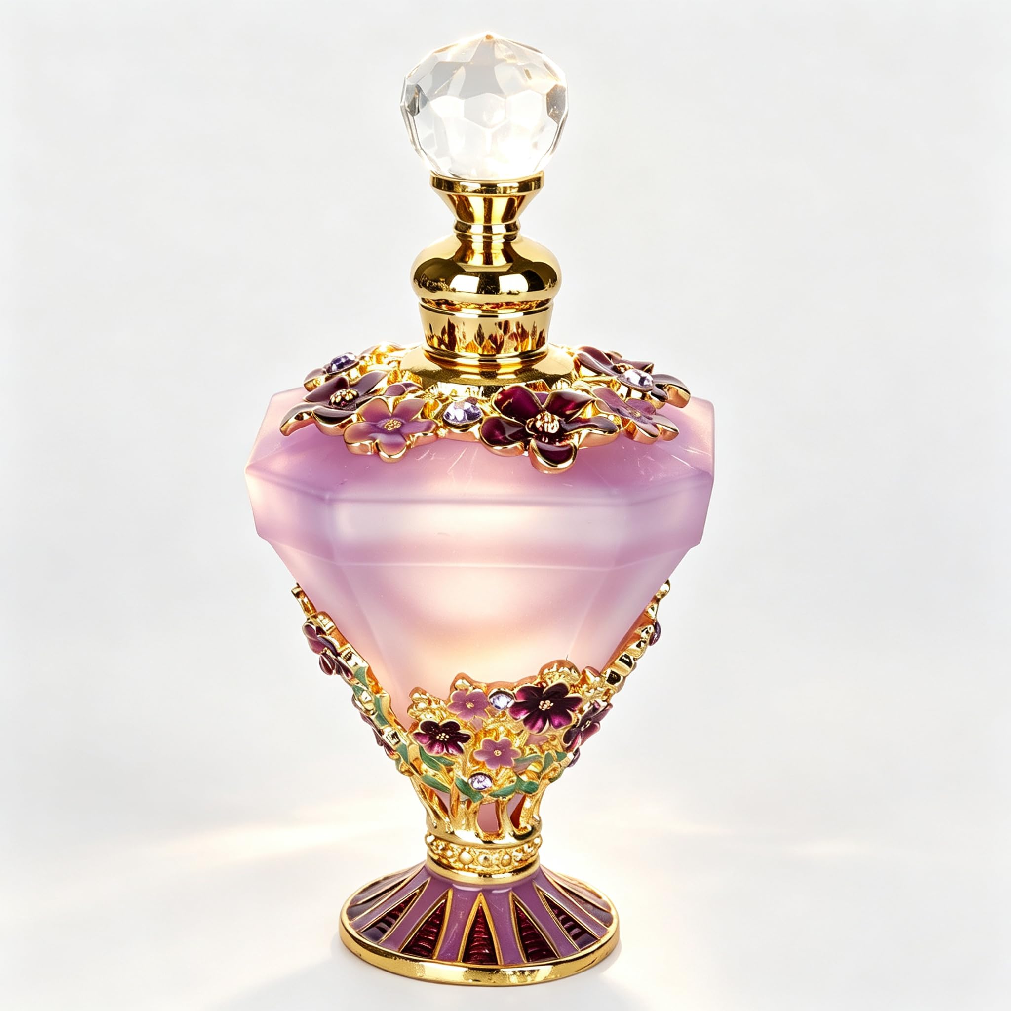 SEVENBEES Purple Diamond Perfume Bottle