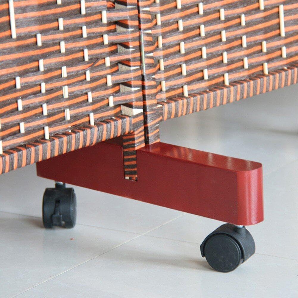 4 Pz/Set Divisorio Supporto con Ruota Mobile Pannello Divisorio Base Divisoria Piedini Porta Schermo con Ruota Mobile Staffa Divisoria Domestica