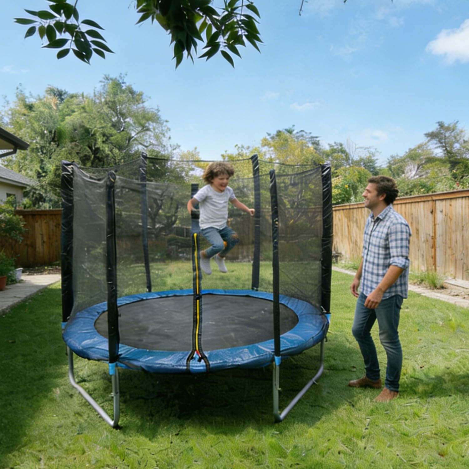 Tente de trampoline, étanche et anti-UV, protection solaire pour les fêtes en plein air, les pique-niques et les activités communautaires