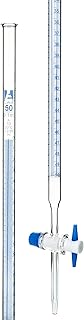 50ml Schellbach Glass Burette - Class A - PTFE Stopcock - Eisco Labs