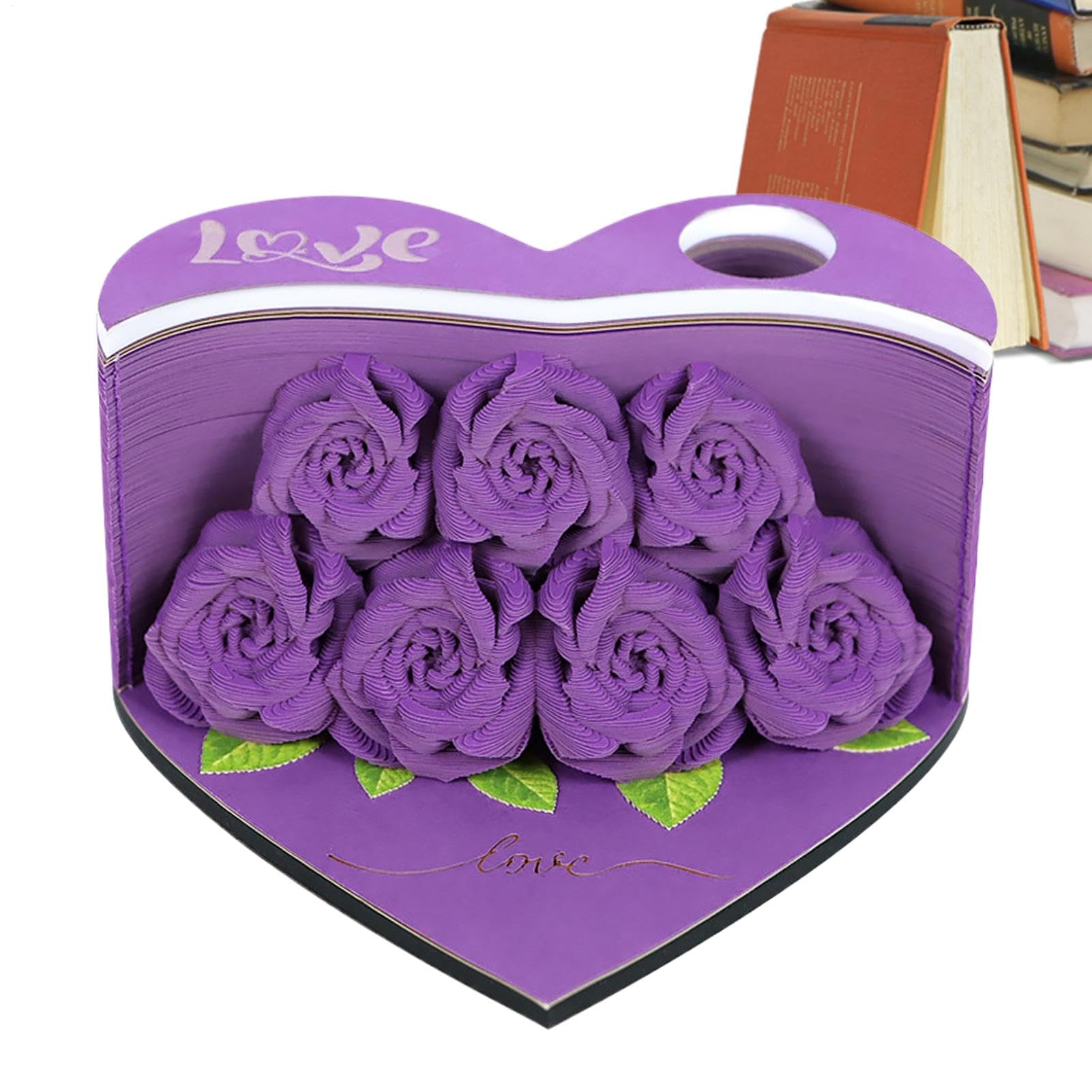 Bloc Mémo 3D 156 Feuilles Papier Non Adhésif Forme Loisirs Créatifs