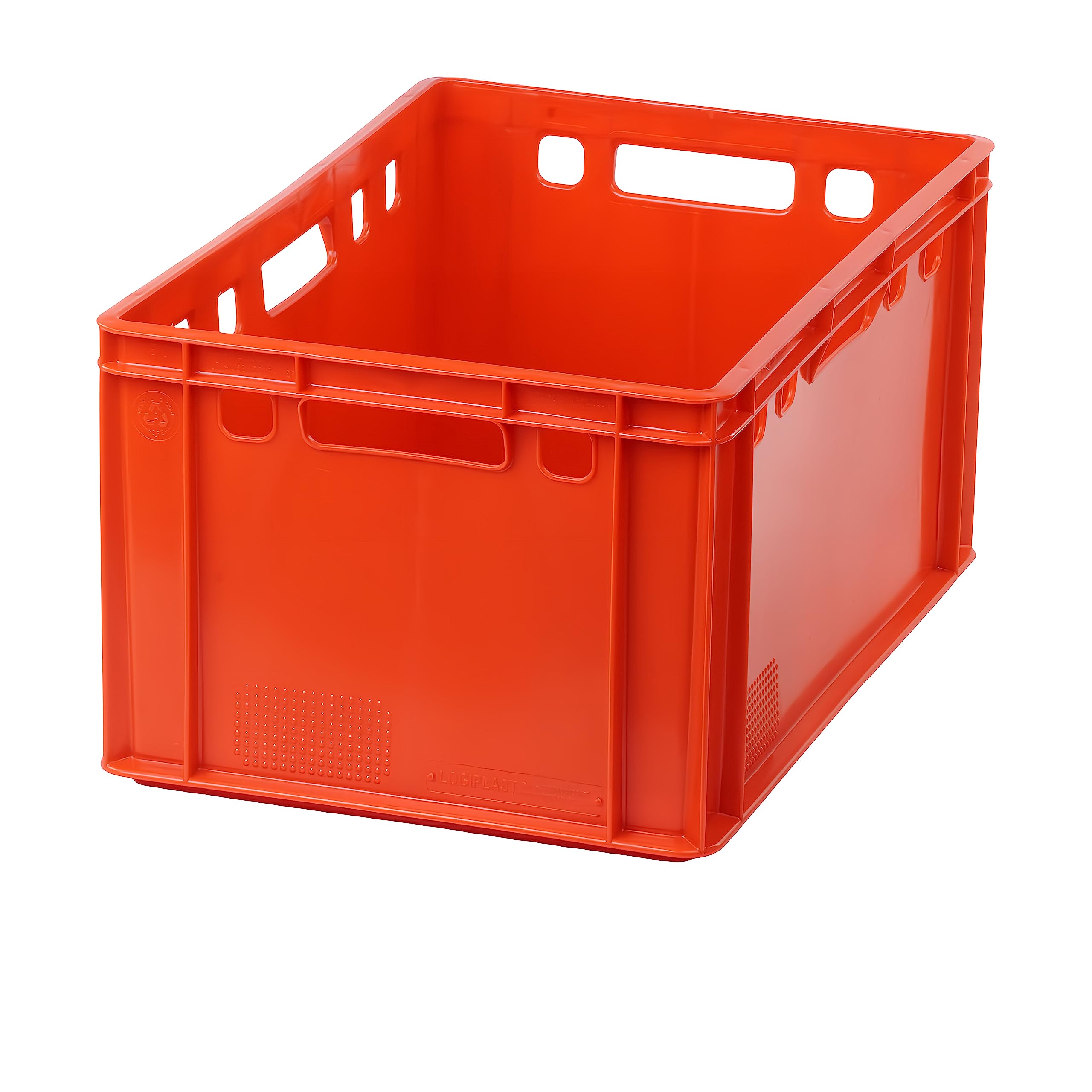 Logiplast 4 Stück E3 Kisten 60x40x30 Fleischkiste Lagerkiste Metzgerkiste in rot
