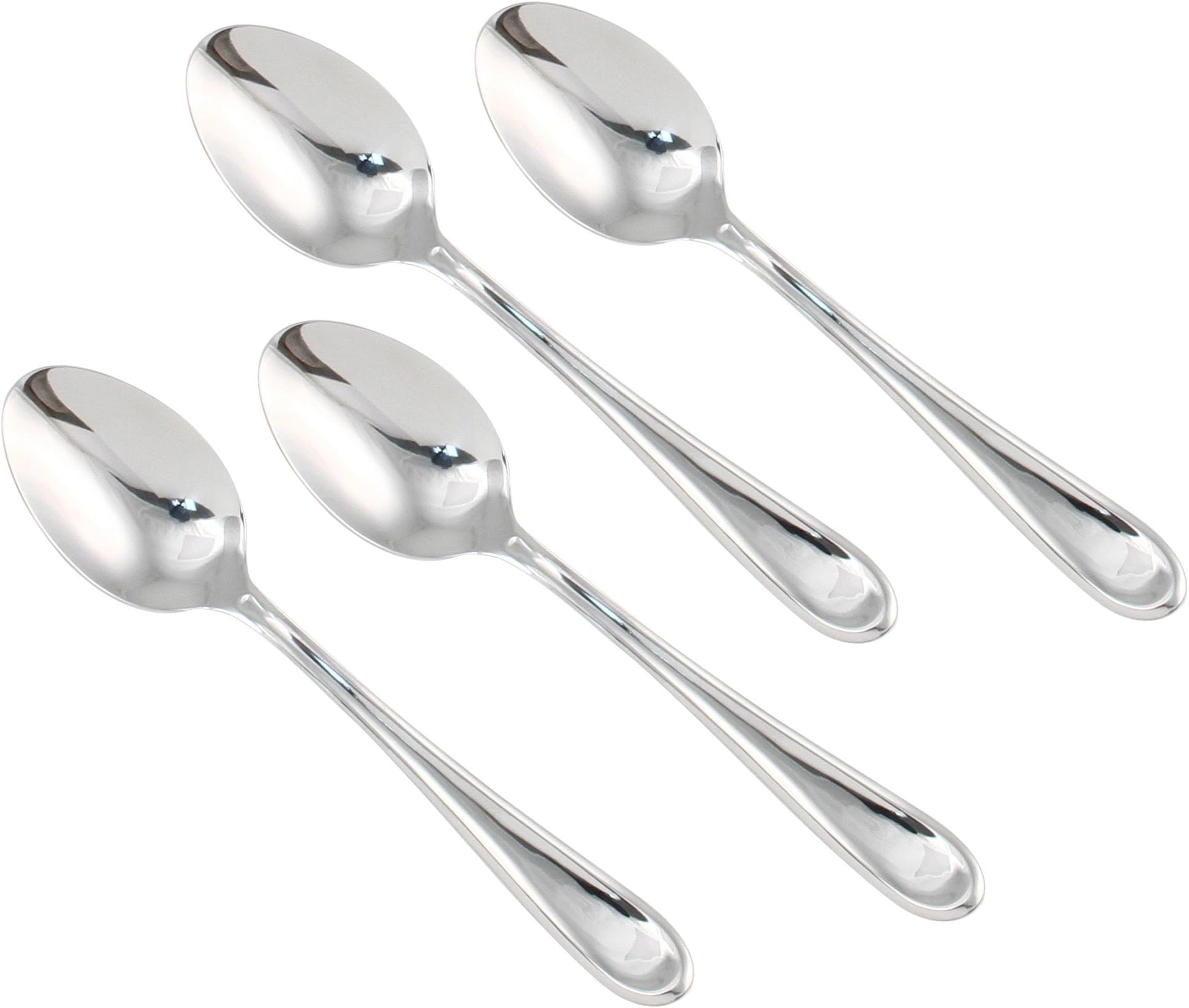 Hampton Forge Silversmiths Clark 4-Piece Teaspoons,