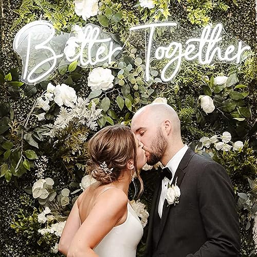 Miniatura 3 de McIvan Letreros de neón LED personalizados, letrero grande de luces de neón personalizadas para decoración de pared, boda, fiesta, cumpleaños,