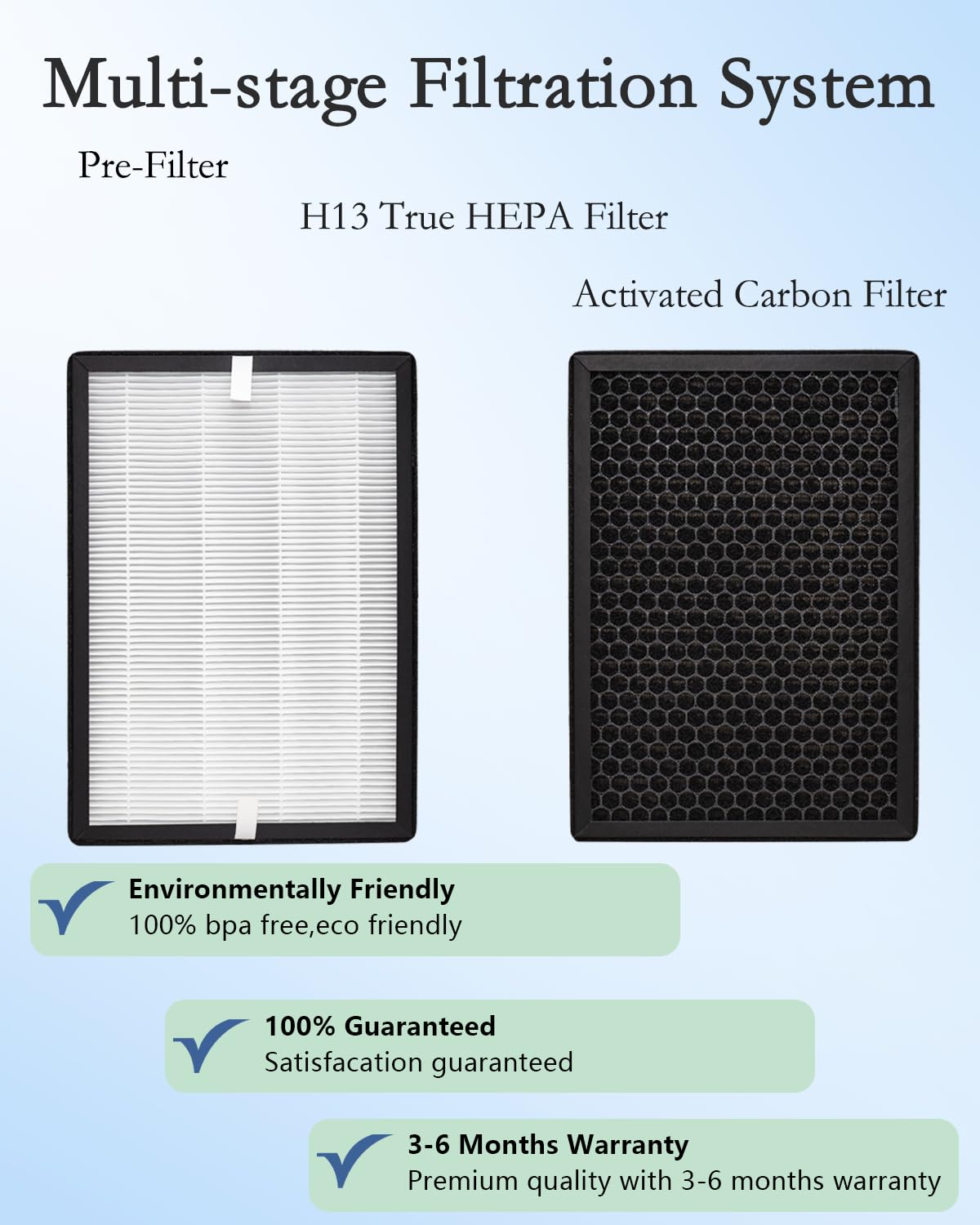 AFFIDABILE RICAMBIO FILTRO vero per compatibile Mooka e Koios EPI810 2