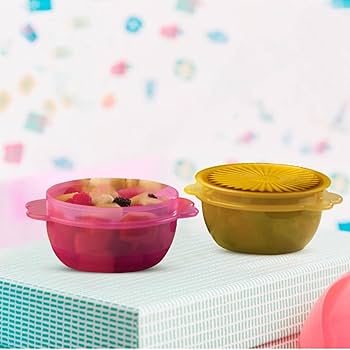 Amazon.com: Tupperware Ceramic Starlet Bowl 400 Ml (Set Of 2