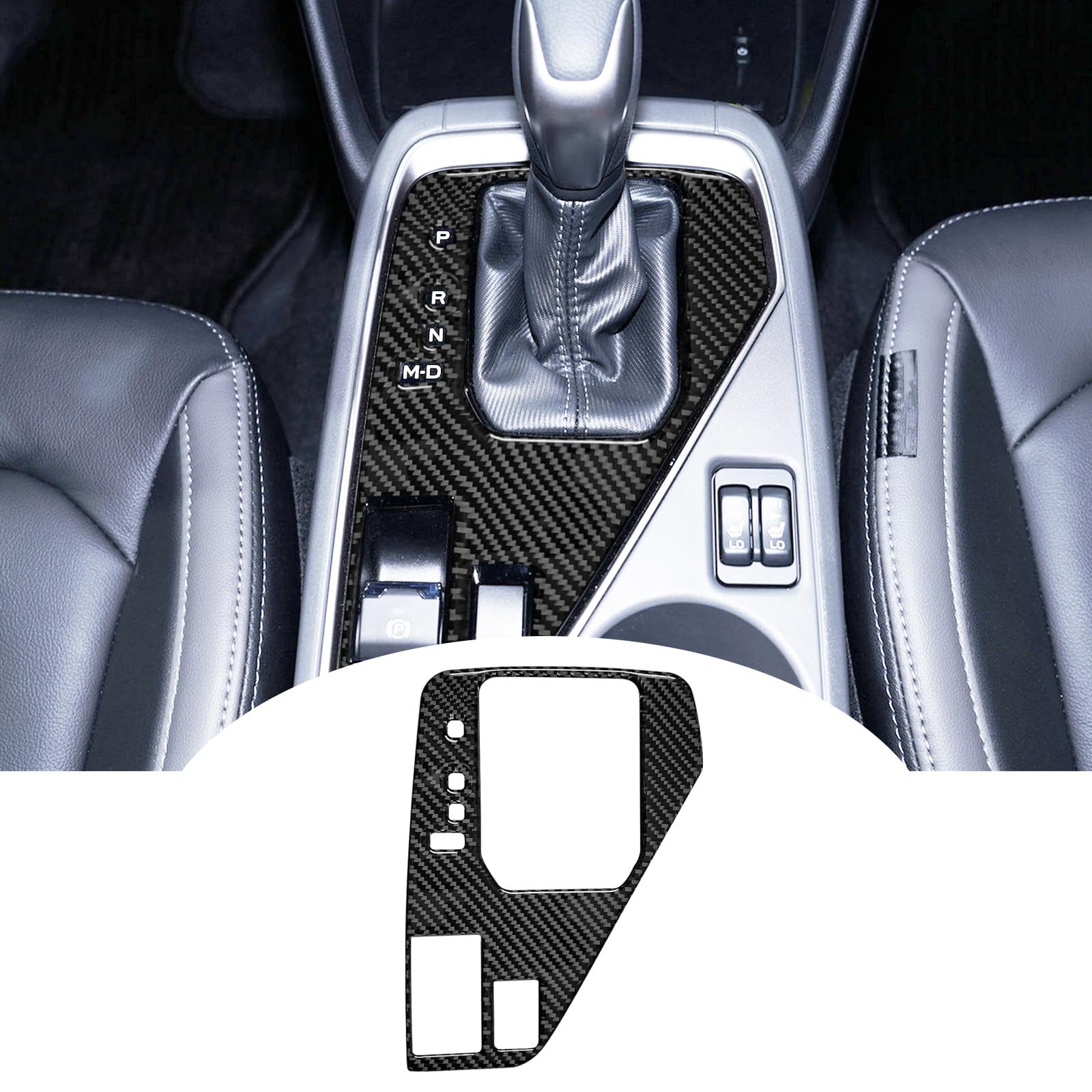 Seat Covers For Toyota Tundra Carbon Fiber Gear Shift Panel Cover For 2014-2018 Toyota Tundra - Easy Install Self-Adhesive Interior Trim Interior Mirrors For Toyota Tundra
