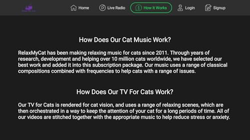RelaxMyCat - Soothing Music and TV for Cats