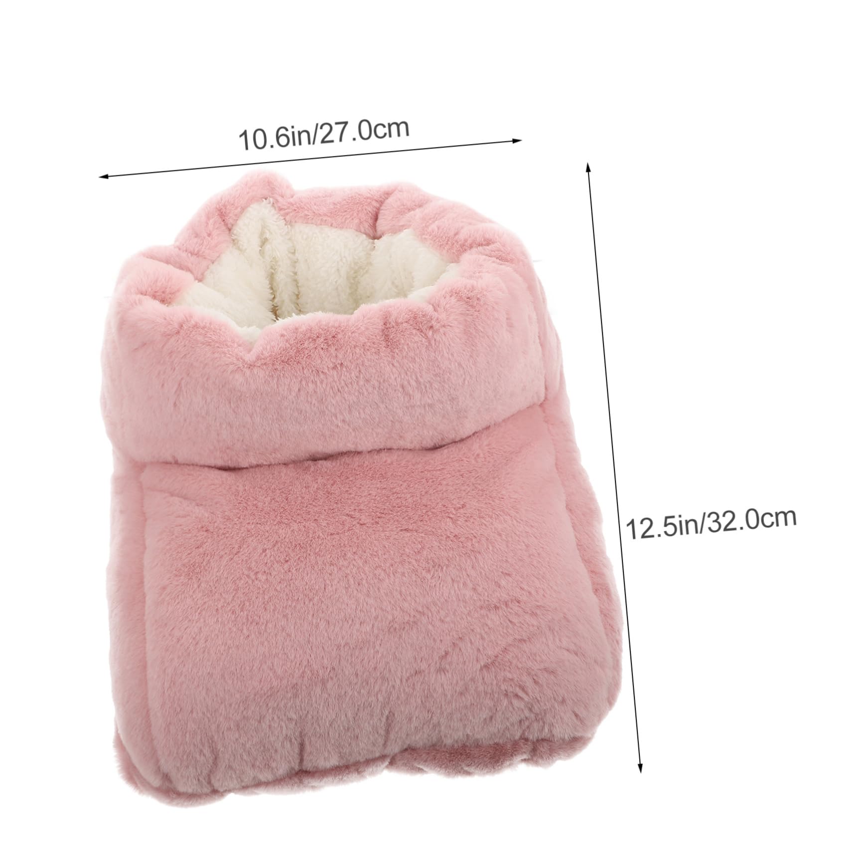 POPETPOP 1set USB Heated Foot Warmer of Practical Warm Shoes for Indoor Use Simple Electric Heating Shoe Soft Faux Rabbit Fur for Cold Winter Days