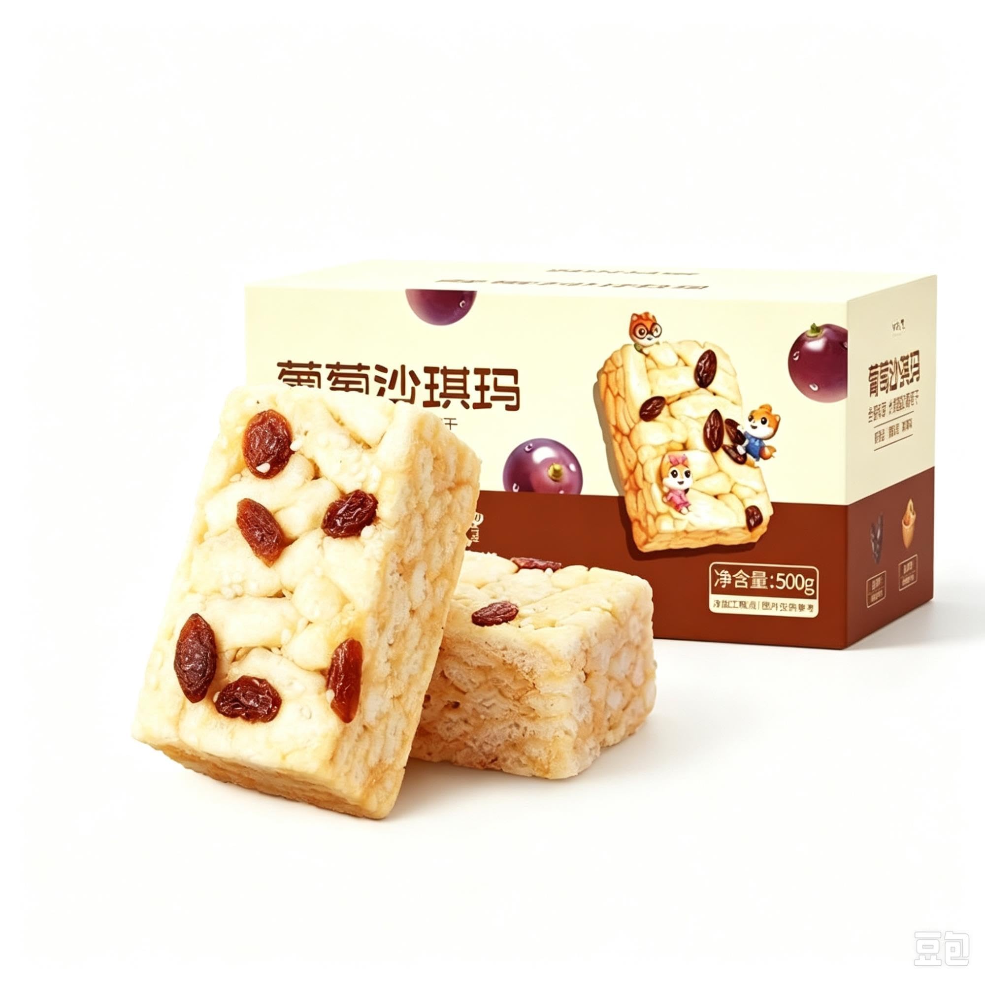 Snack de Hojaldre Blando de Uva y Pasas 500g