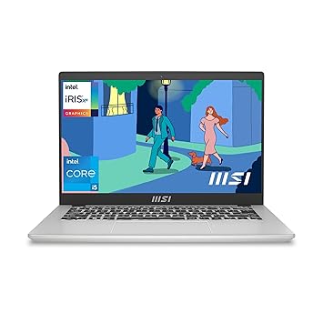 MSI Modern 14, Intel 12th Gen. i5-1235U, 36CM FHD 60Hz Laptop(16GB/512GB NVMe SSD/Windows 11 Home/MSO 2021/Intel Iris Xe Graphics/Urban Silver/1.4Kg), C12MO-1299IN