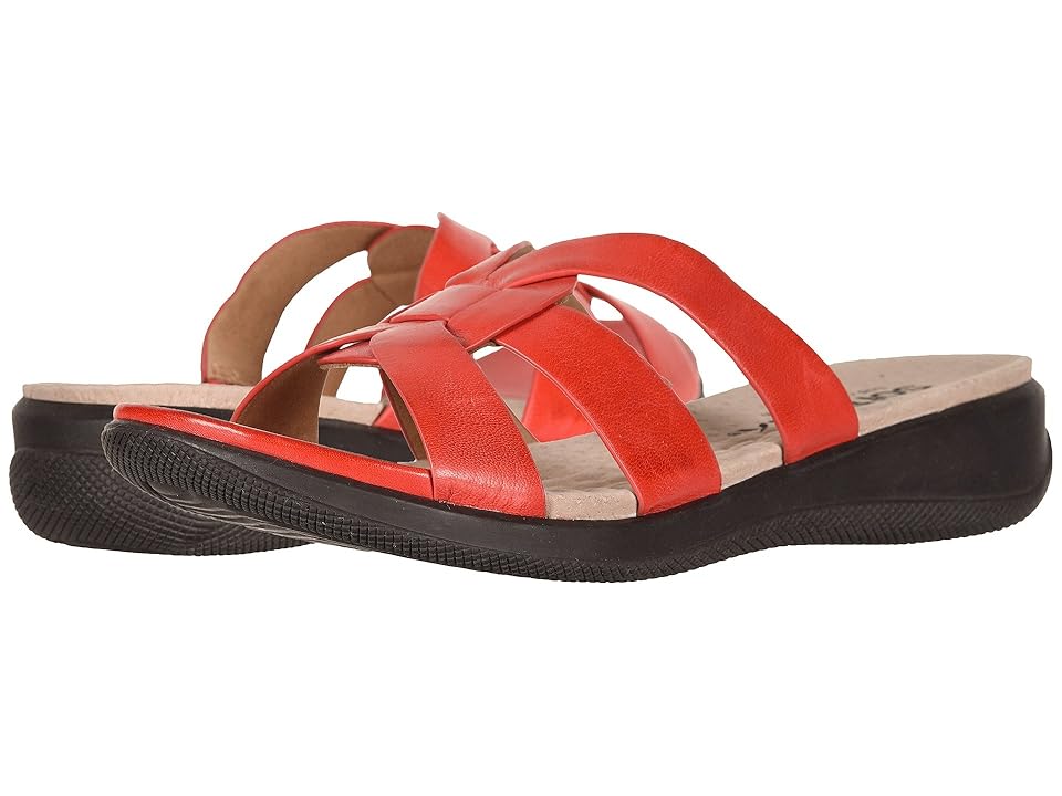 

SoftWalk Thompson (Red Soft Sandal Leather) Women's Sandals