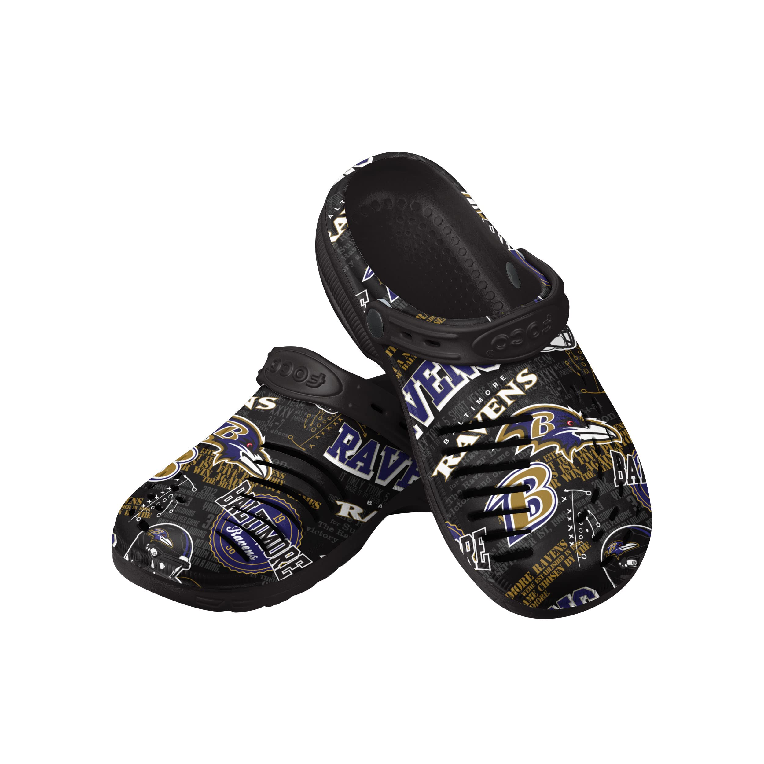 FOCO Arizona Cardinals NFL Mens Historic Print Clog with Strap