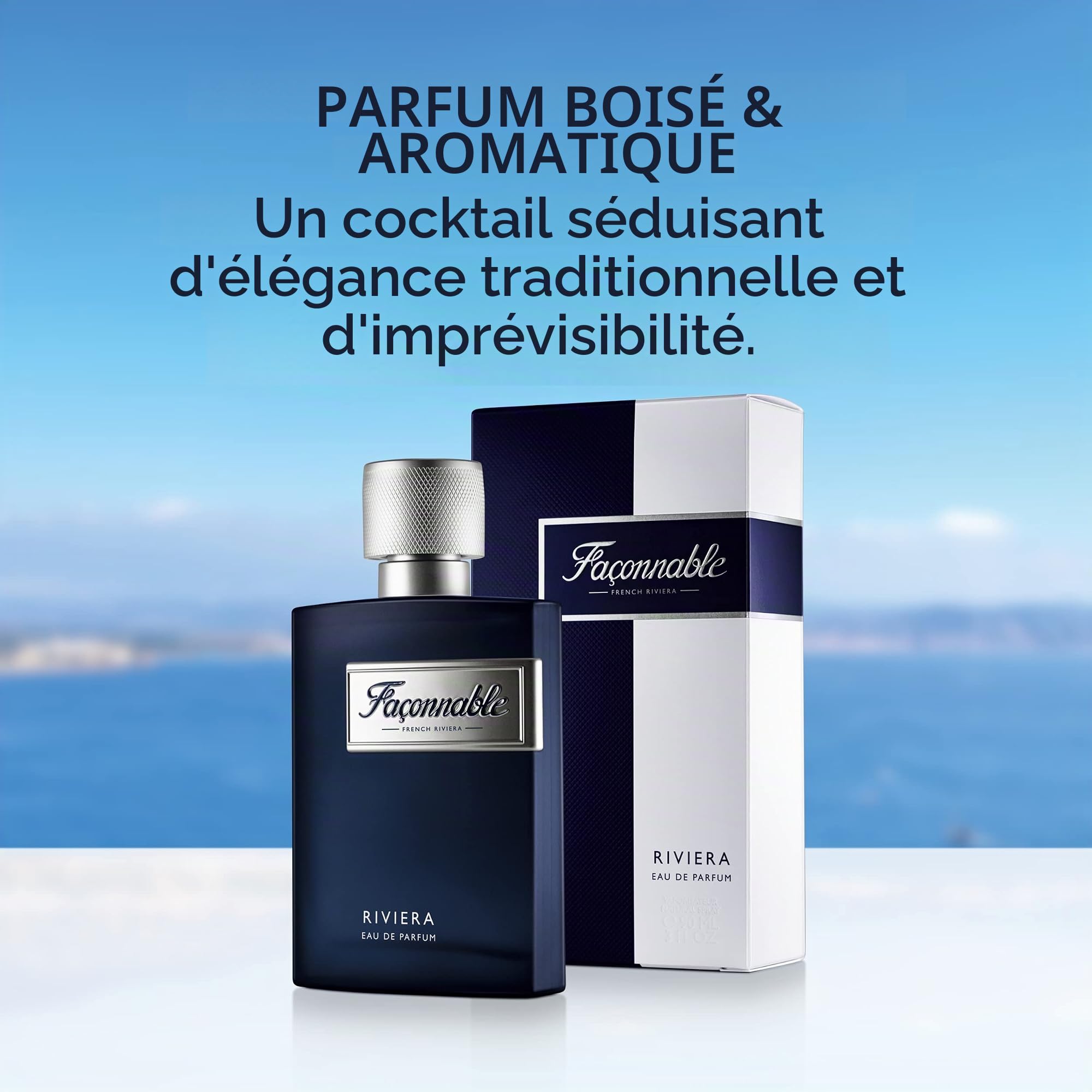 Façonnable - Riviera 90ml - Eau de Parfum Homme - Senteur Boisée & Aromatique