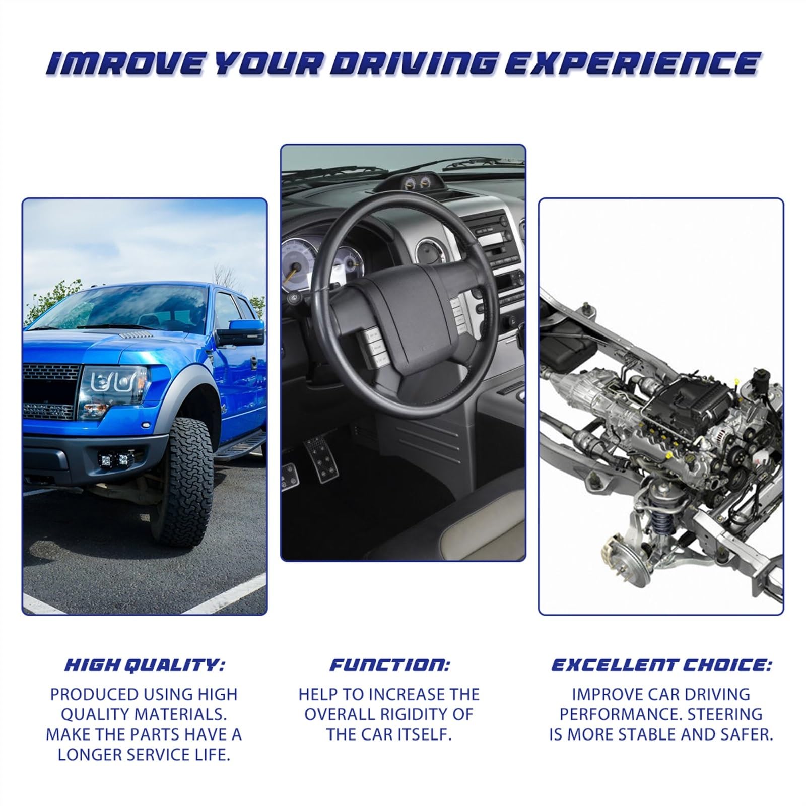 ricambi auto Compatibile Con Ford Per Taurus Per Flex AWD FWD 2010 2011 2012 RK622916 Kit Sospensione Tirante Braccio Controllo Inferiore Anteriore Braccio Controllo Braccio Oscillante