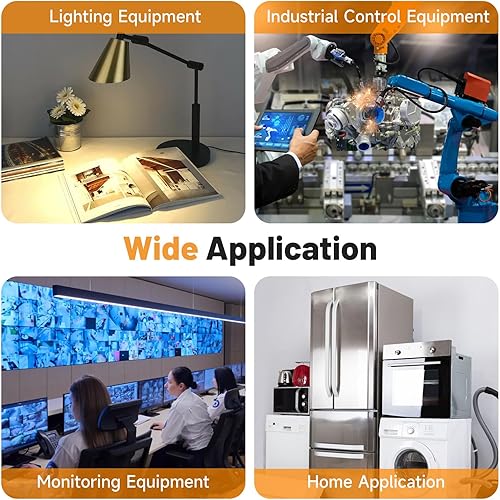 Miniatura 7 de Convertidor de voltaje de alimentación de CC ajustable con pantalla digital AC 110V-220V a DC 0-48V 0-10A Fuente de alimentación de conmutación de