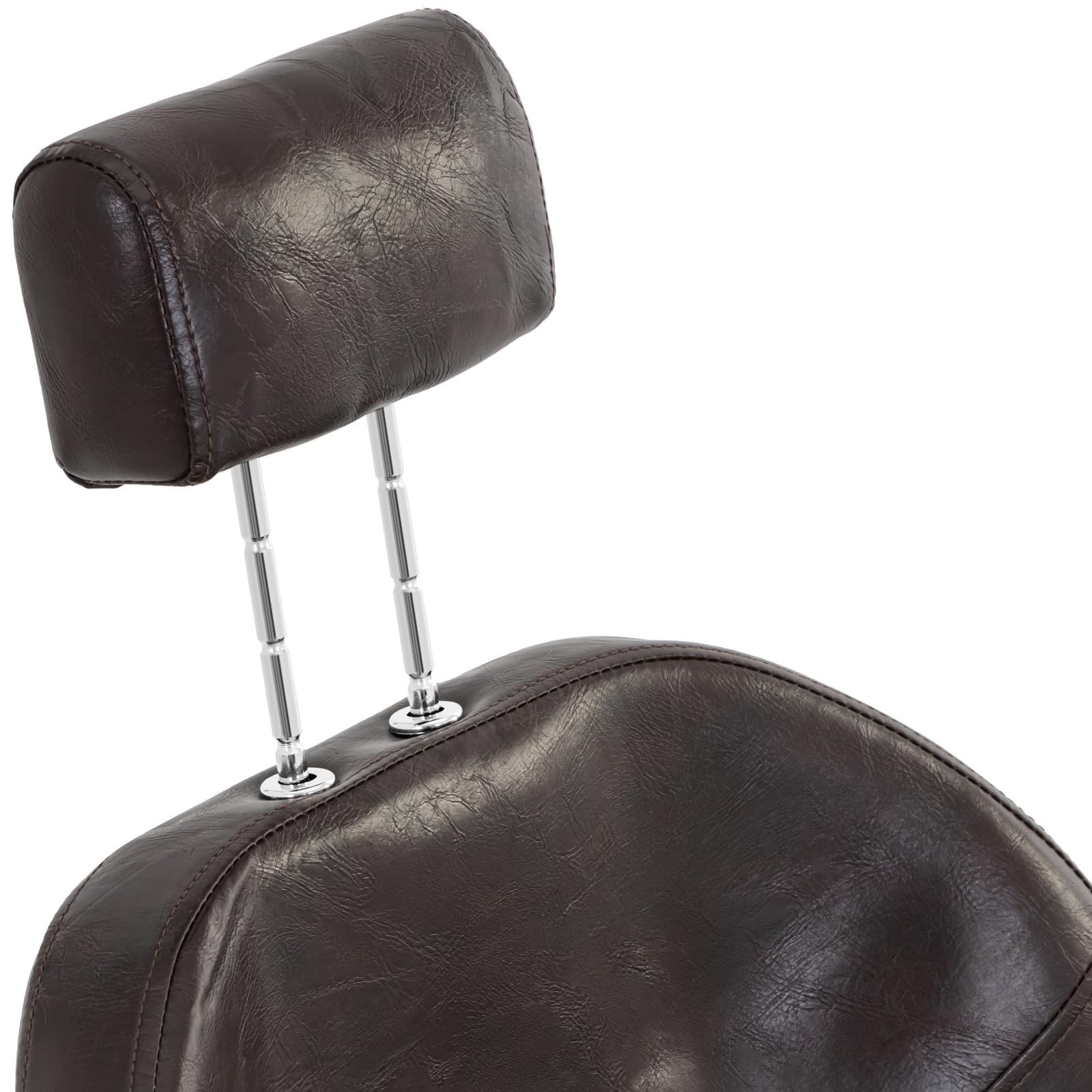physa PHYSA ILFORD DARK BROWN Poltrona da parrucchiere con poggiatesta e poggiapiedi Altezza 52 - 64 cm, 150 kg Marrone Poltrona da parrucchiere Sedia da parrucchiere Poltrone per parrucchieri