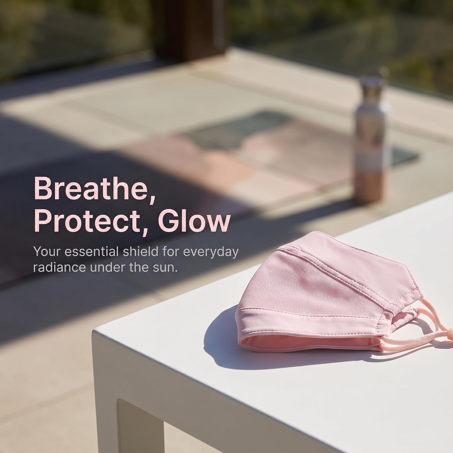 UV Face Cover UPF 50+ Women Summer Face Covering Breathable Outdoor Cycling Hiking