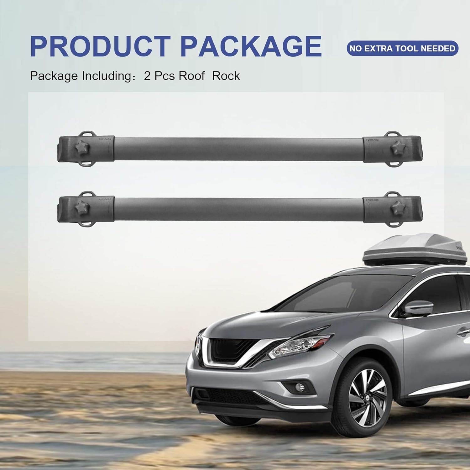 MOSTPLUS Roof Rack Cross Bar Rail Compatible for 2011 2012 2013 2014 2015 2016 2017 2018 2019 2020 Toyota Sienna Cargo Racks Rooftop Luggage Canoe Kayak Carrier