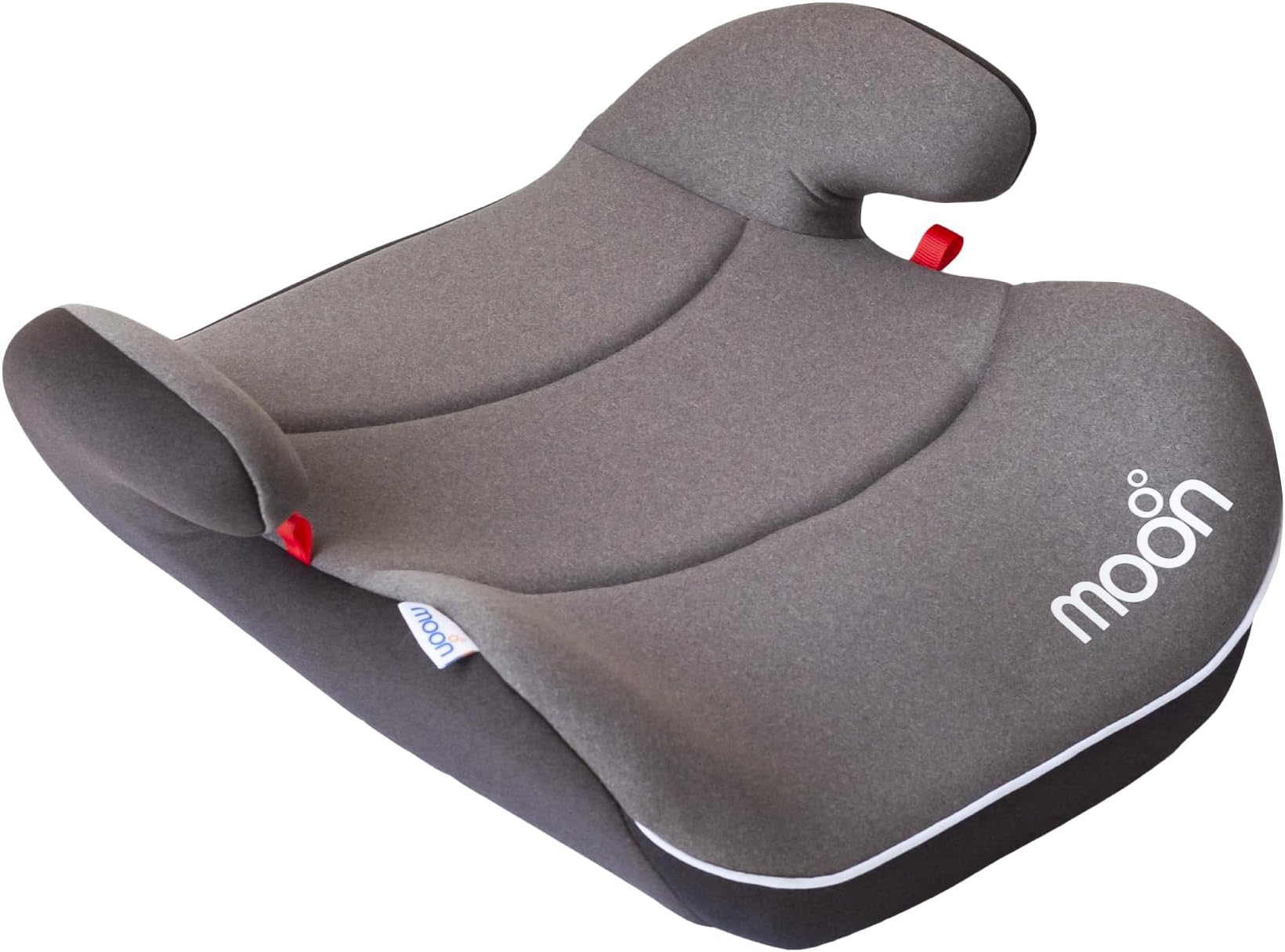 Kido Baby/Kids Lightweight Travel Booster Car Seat Group 3 Universal Fix Extra Large Seat Backless Belt Positioning Suitable From 3 Years To 12 Years From 15 - 36 Kg - Brown