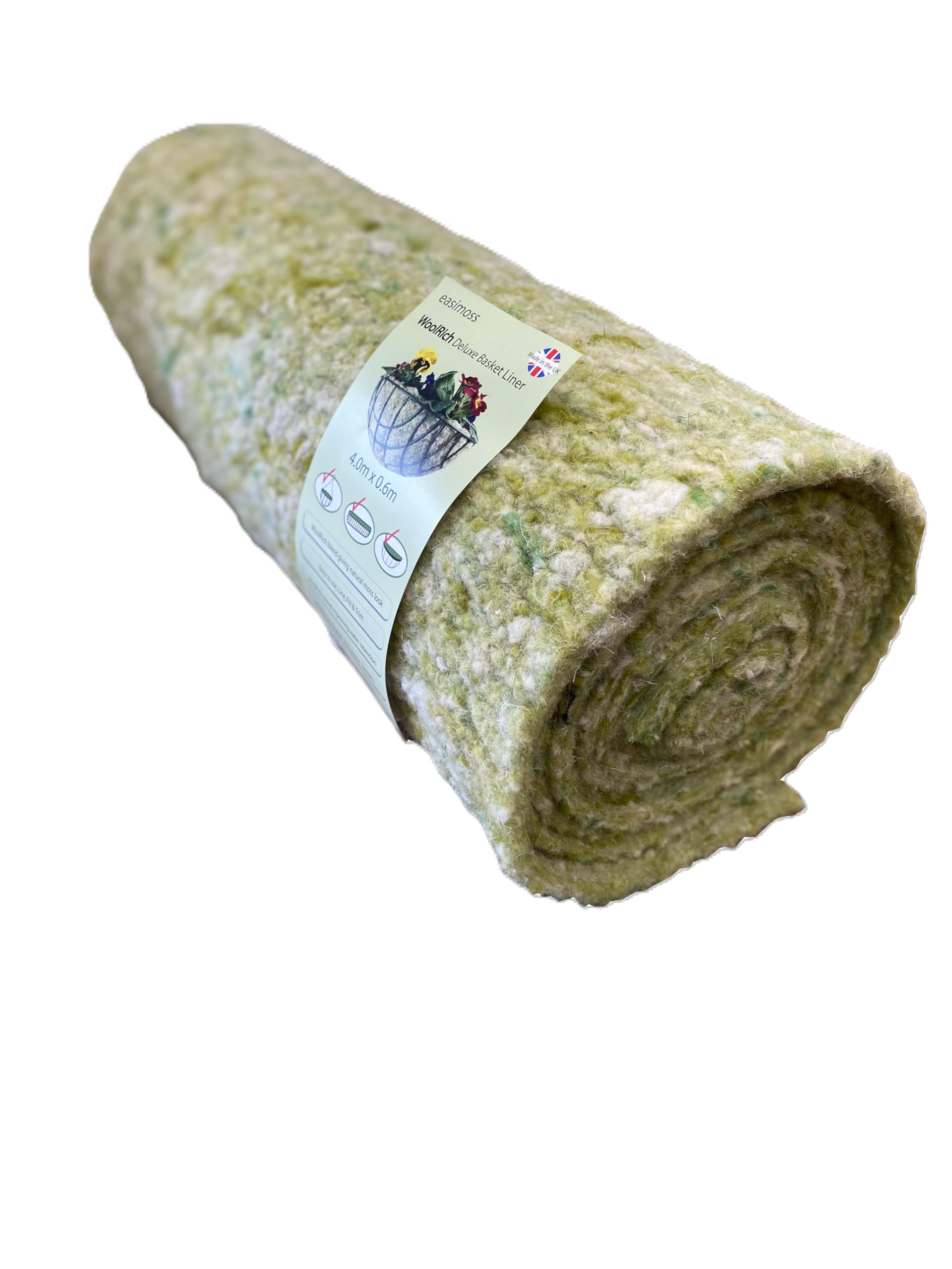 Easimoss Hanging Basket Liner Roll 4Mx 0.6M